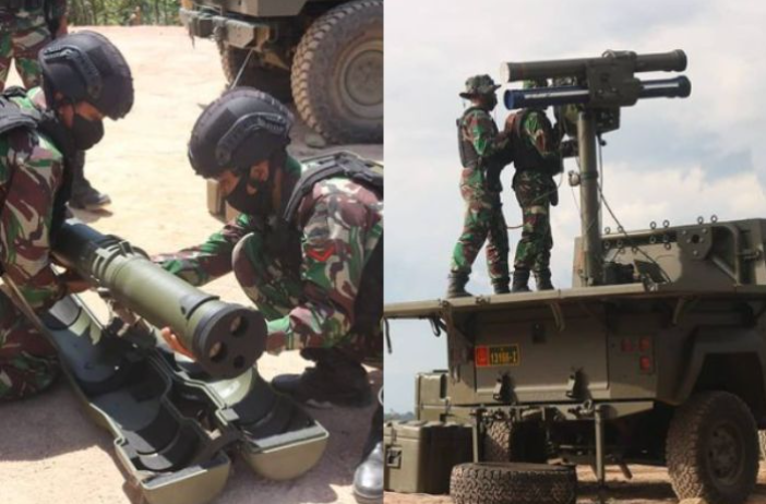 Rudal Starstreak TNI AD Rontokkan Pesawat Tempur Musuh